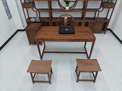 素茗干泡茶台 【规格】120/140*65*74CM 【材质】橡木乌金木工艺 【