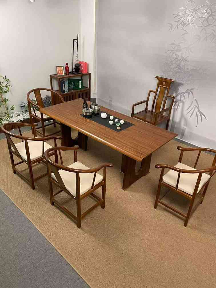 大板茶台湿泡款 尺寸齐全：1.4米、1.6米、1.8米、2米、2.2米、2.4米(图1)