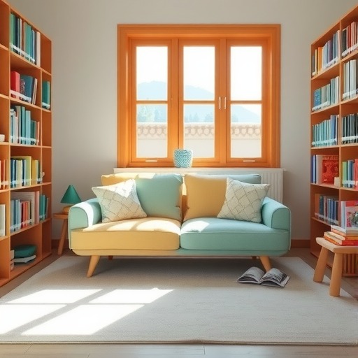 专为图书室设计：上海市儿童沙发定制(图2)