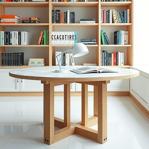 定制专属出版社圆形休闲桌(图2)