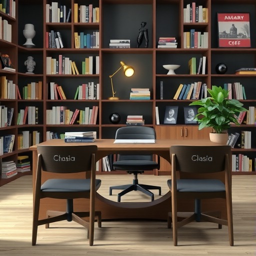 书香环境新搭配：江苏社科院桌椅个性化定制(图1)