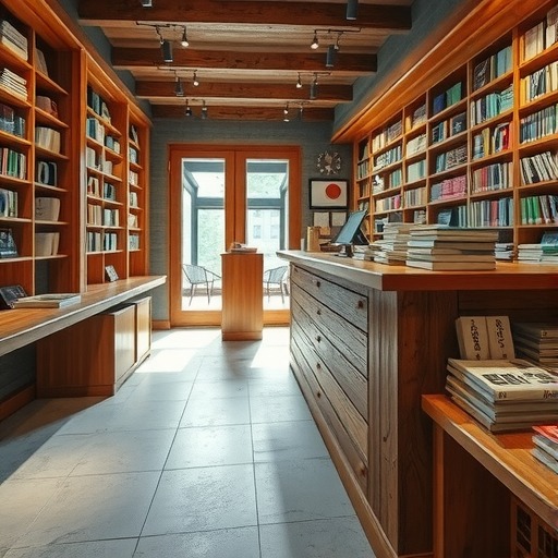 专业定制：杭州桐庐县独立书店收银台(图1)