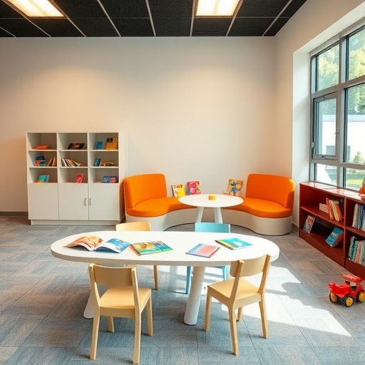 儿童托管新体验:淮海中路街道书吧式桌椅设计(图1) 儿童托管新体验:淮海中路街道书吧式桌椅设计(图1)