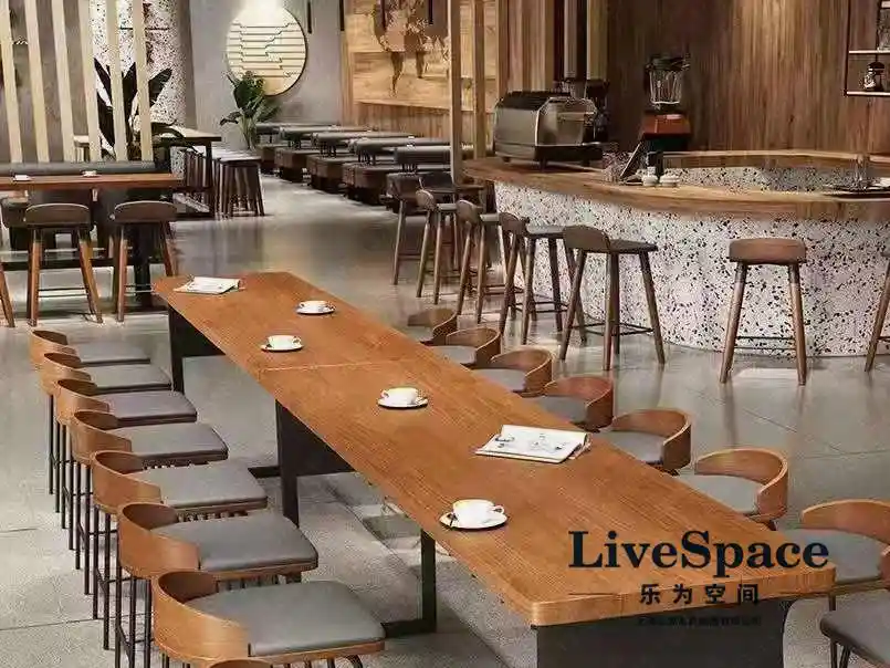 宜兴青少年阅读中心：专属三角形吧台柜设计