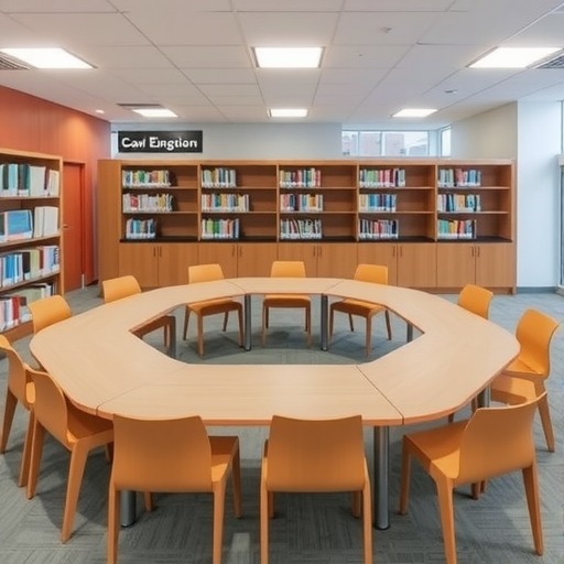 定制服务：书院镇中学书库小组讨论室家具