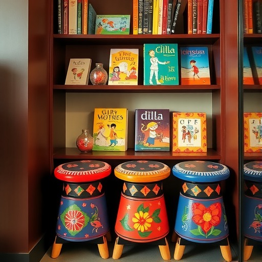 平凉路街道文创集合书店儿童阅览凳定制服务