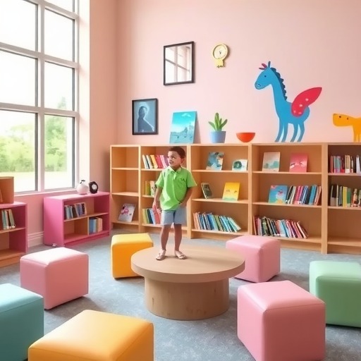 儿童阅读空间定制：上钢新村街道小组讨论室