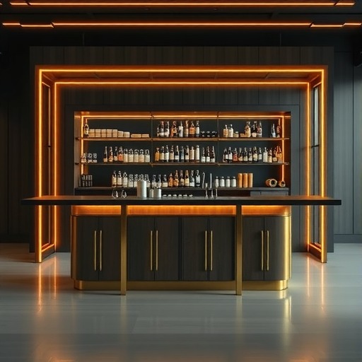 专业定制：青浦区档案馆吧台设计方案