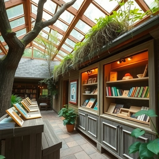 顾村景区特色书店：定制售货台服务