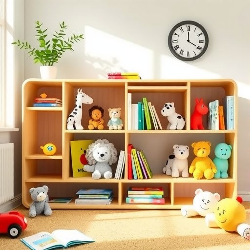 静安区低幼区儿童书架个性化设计