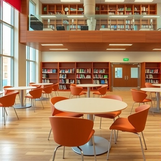 定制洞泾镇学校图书馆文化沙龙区桌椅：专业打造