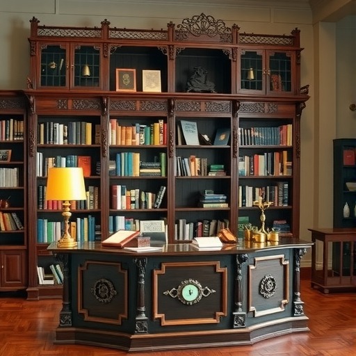 金汇镇书店改造：定制古籍风格收银台