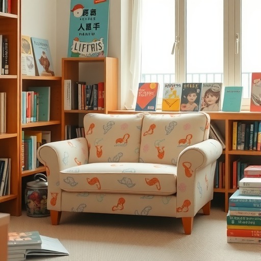 江西独立书店儿童沙发椅定制(图1)