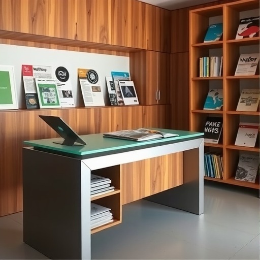 大宁静安区报社阅览室借阅台定制项目(图1)