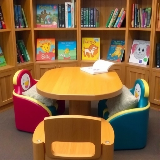 个性化阅读空间打造：儿童图书展览馆桌椅定制(图1)