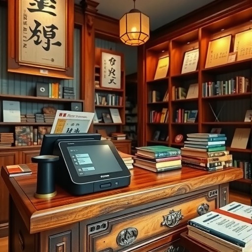 金汇镇特色书店：个性化古籍收银台设计(图1)