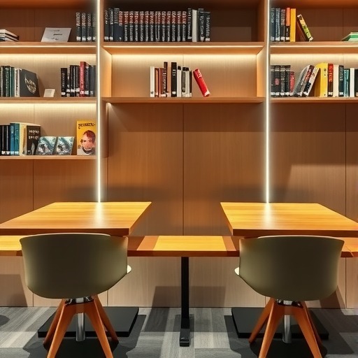 定制出版集团特色：四川书店咖啡区桌椅设置