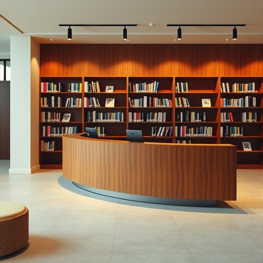 图书馆接待台：上海定制服务，专属体验(图1)