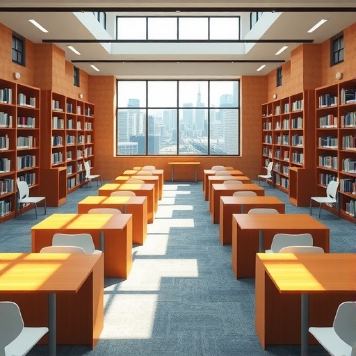 青浦区定制城市阅读空间：专业培训教室拼接桌设计(图1)