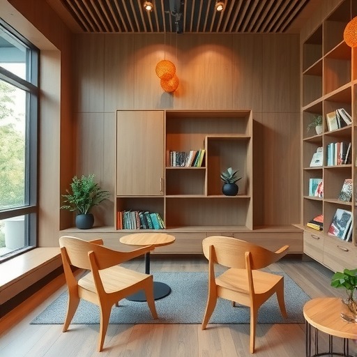 闵行区微型图书馆，定制专属休闲桌椅