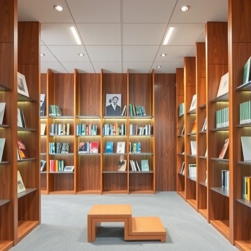 马陆镇专属城市书房：定制展示架设计