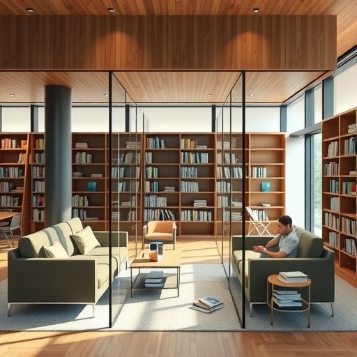 打造阅读角落：杭州图书馆休闲沙发隔断订制