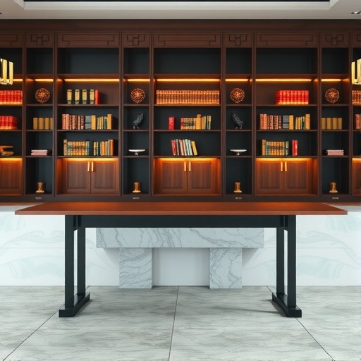 专属打造：张江镇书院会议室长方形会议桌