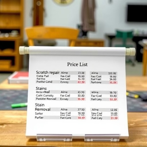 文章家具维修不贵，一看价格表便知真相(图1)