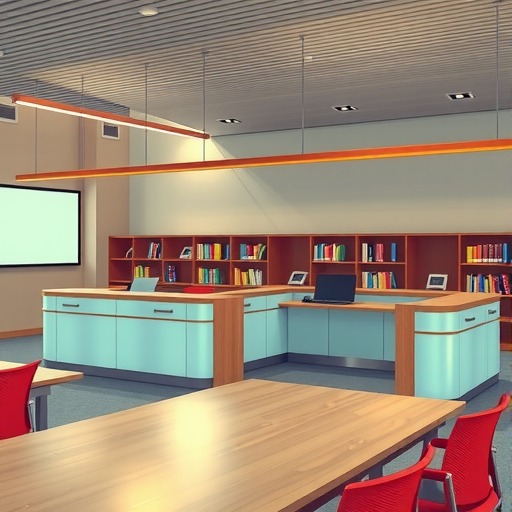 定制服务台：萧山区学校图书阅览室独特设计