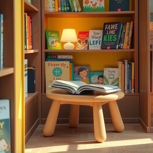定制文创，平凉路街道书店儿童专属阅览凳